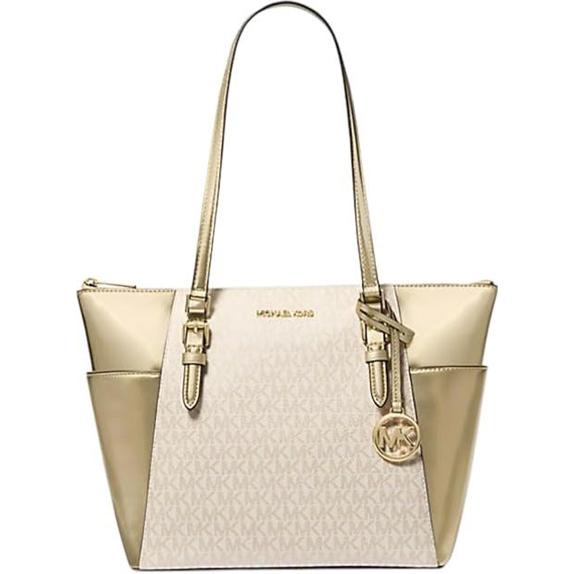 Foto 2 pulgar | Bolso Michael Kors Charlotte Large Plgold Para Mujer - Venta Internacional.