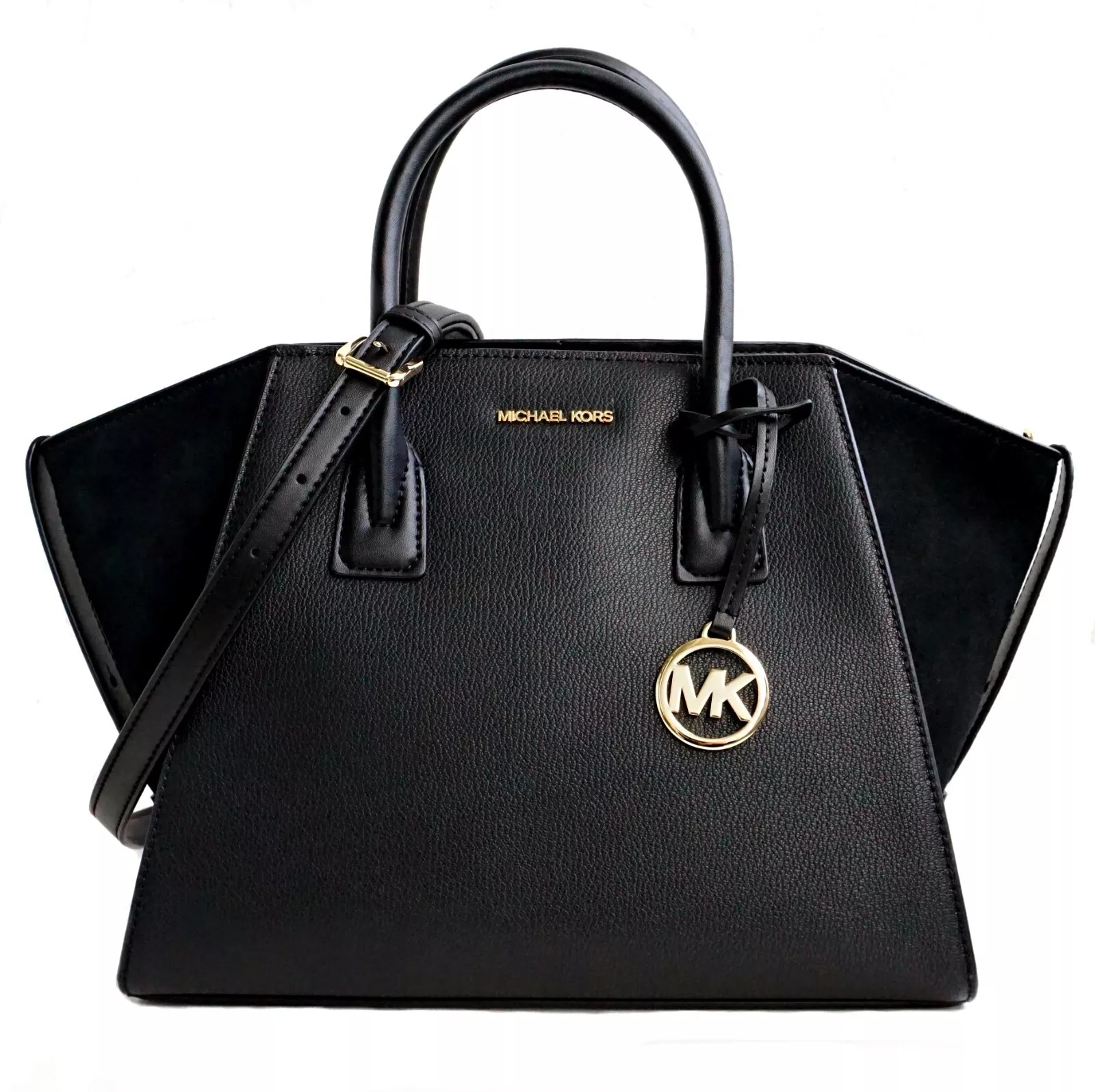 Foto 2 pulgar | Bolso De Hombro Michael Kors Hamilton Avril Large Satchel Black - Venta Internacional.