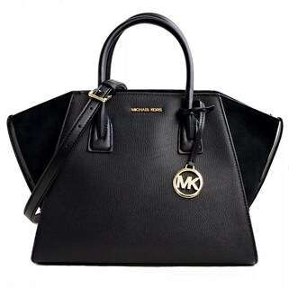 Foto 1 | Bolso De Hombro Michael Kors Hamilton Avril Large Satchel Black - Venta Internacional.