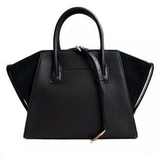 Foto 2 | Bolso De Hombro Michael Kors Hamilton Avril Large Satchel Black - Venta Internacional.