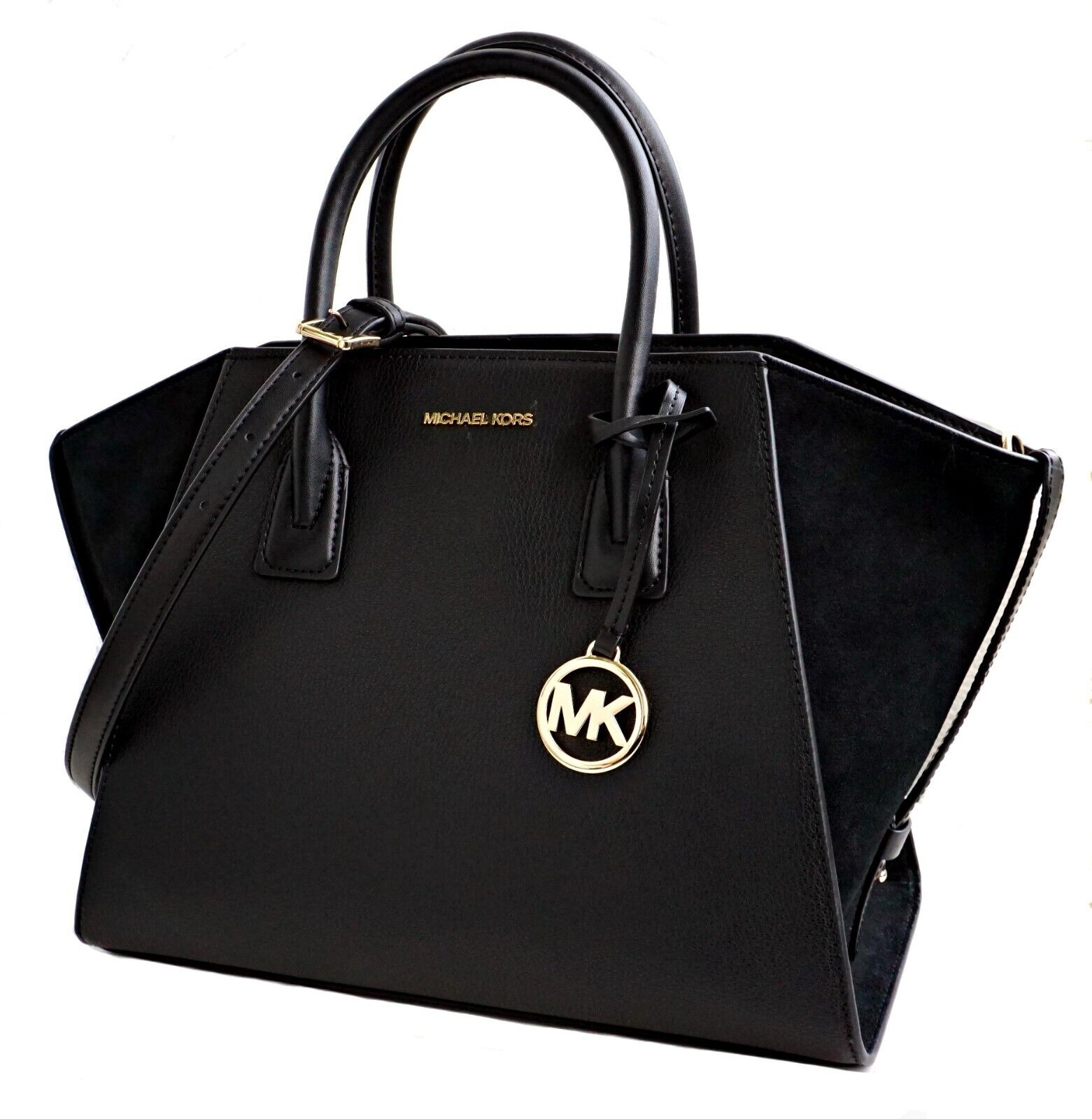 Foto 5 pulgar | Bolso De Hombro Michael Kors Hamilton Avril Large Satchel Black - Venta Internacional.