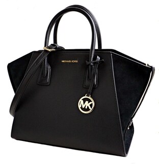 Foto 4 | Bolso De Hombro Michael Kors Hamilton Avril Large Satchel Black - Venta Internacional.
