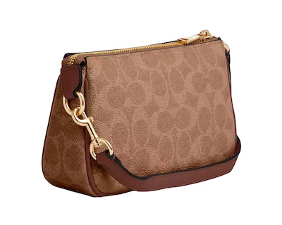 Foto 2 | Bolsa Coach Nolita 19 Signature Canvas Cw426 Color Café
