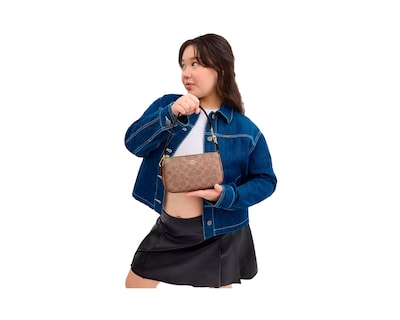 Foto 4 | Bolsa Coach Nolita 19 Signature Canvas Cw426 Color Café