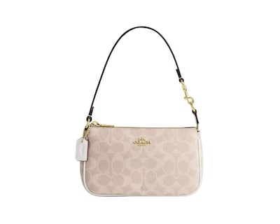 Foto 1 | Bolsa Coach Nolita 19 Signature Canvas Cw426 Color Beige