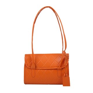 Foto 1 | Bolso De Hombro Huoguo De Piel Sintética Con Estampado De Celosía Para Mujer - Venta Internacional.