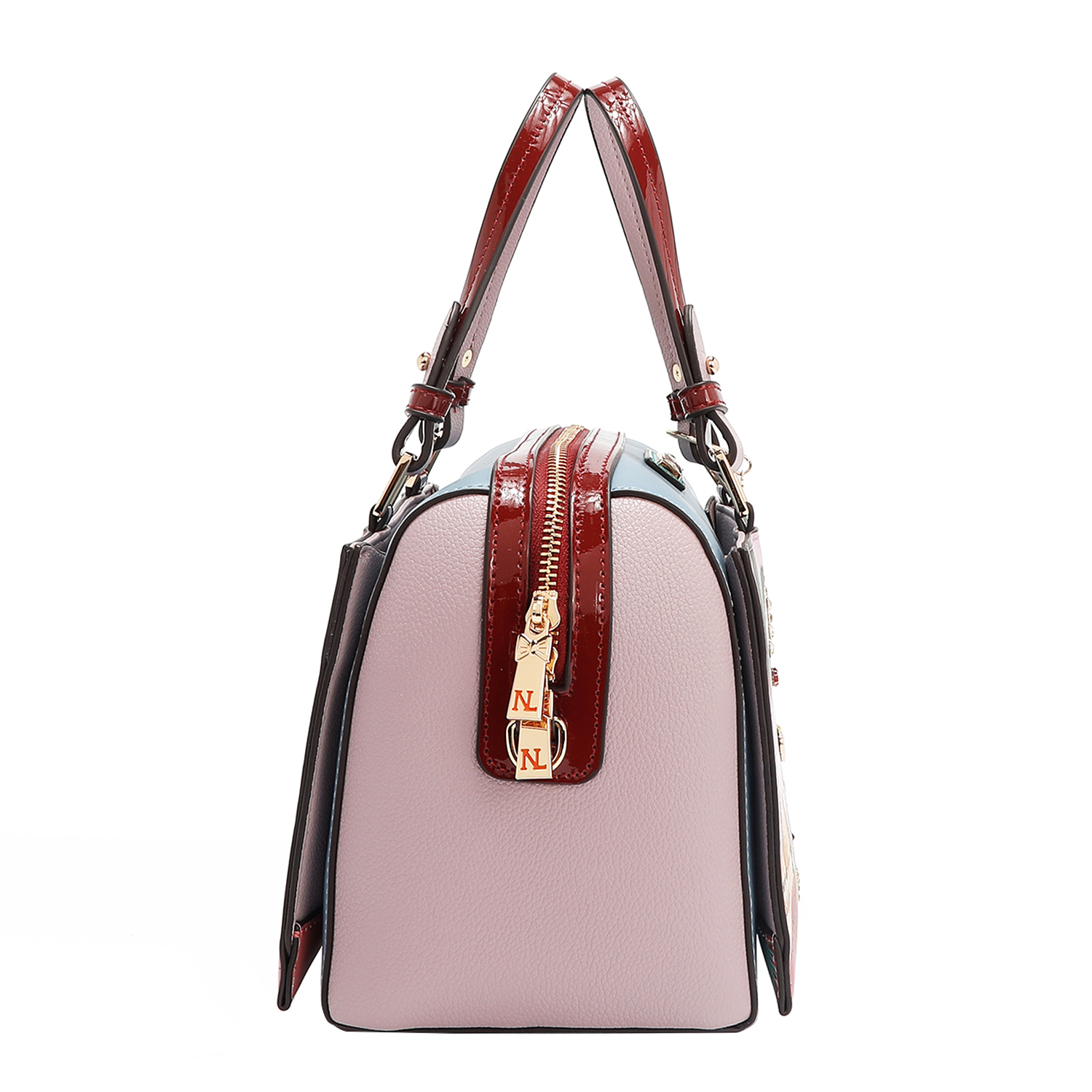 Foto 4 | Bolsa Boston Nicole Lee Estampado Queen Cleopatra