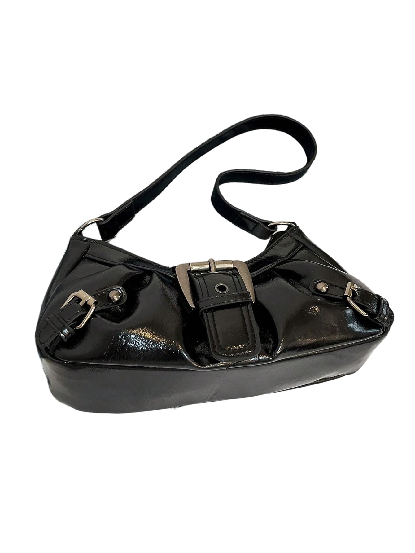 Foto 2 pulgar | Bolso De Hombro Verdusa Y2k Con Hebilla Gótica  Punk  Hobo - Venta Internacional.