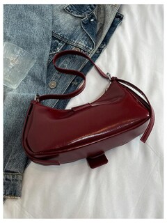 Foto 2 | Bolso De Hombro Verdusa Y2k Con Hebilla Gótica Punk Hobo - Venta Internacional.