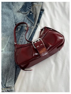 Foto 4 | Bolso De Hombro Verdusa Y2k Con Hebilla Gótica Punk Hobo - Venta Internacional.