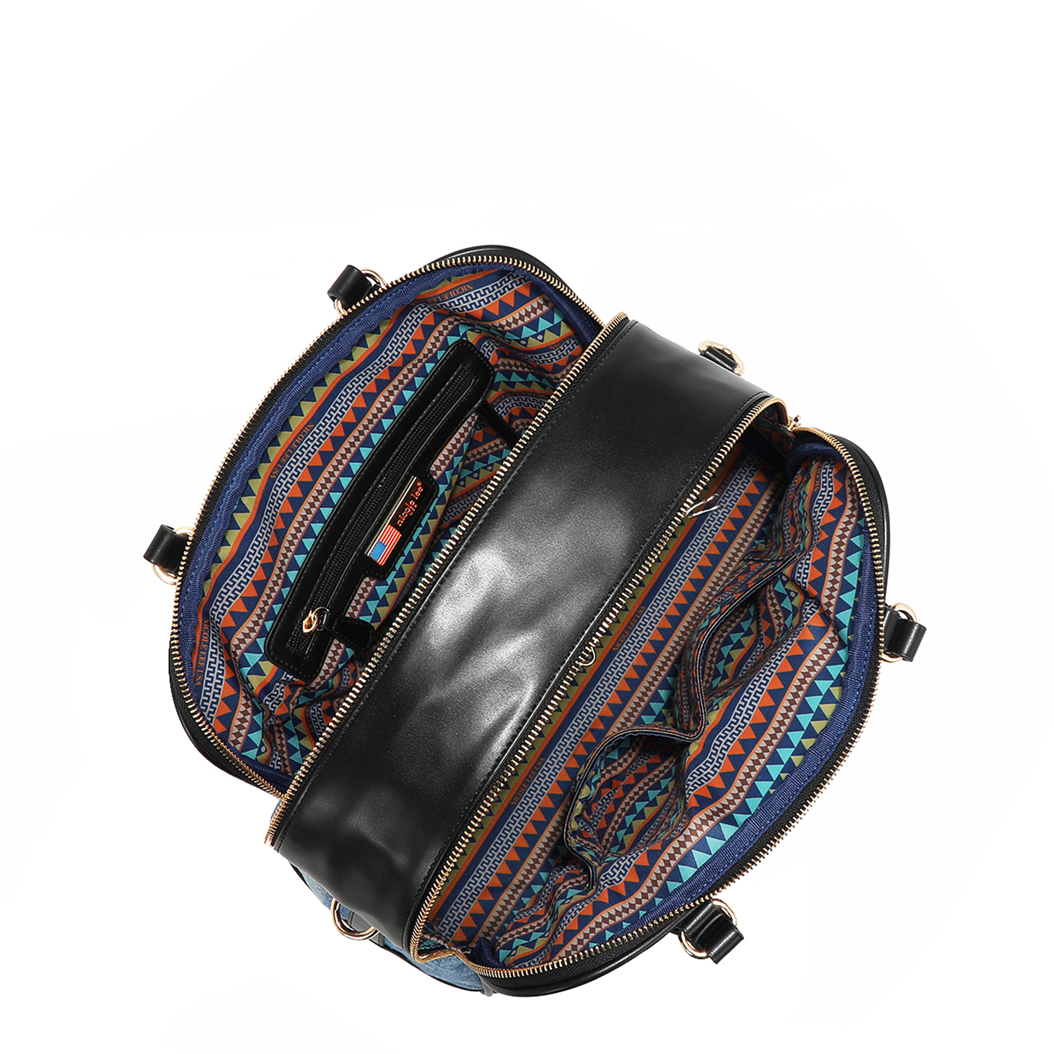 Foto 2 | Bolsa De Mano Mezclilla Nicole Lee Bosque De Amor