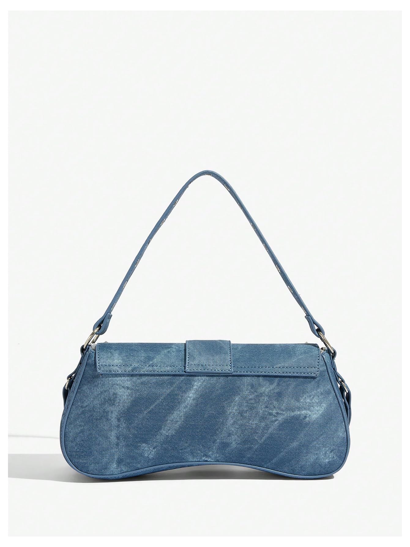 Foto 2 | Bolso De Hombro Verdusa Y2k Bolso De Mano Gótico Con Tachuelas Punk Remaches Azul - Venta Internacional.