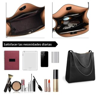 Foto 2 | Elegante Bolso De Hombro Mujer Xtellar En Piel Sintética Estilo Vintage