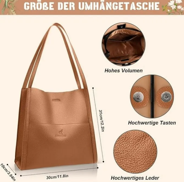 Foto 4 pulgar | Elegante Bolso De Hombro Mujer Xtellar En Piel Sintética  Estilo Vintage
