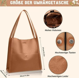 Foto 3 | Elegante Bolso De Hombro Mujer Xtellar En Piel Sintética Estilo Vintage