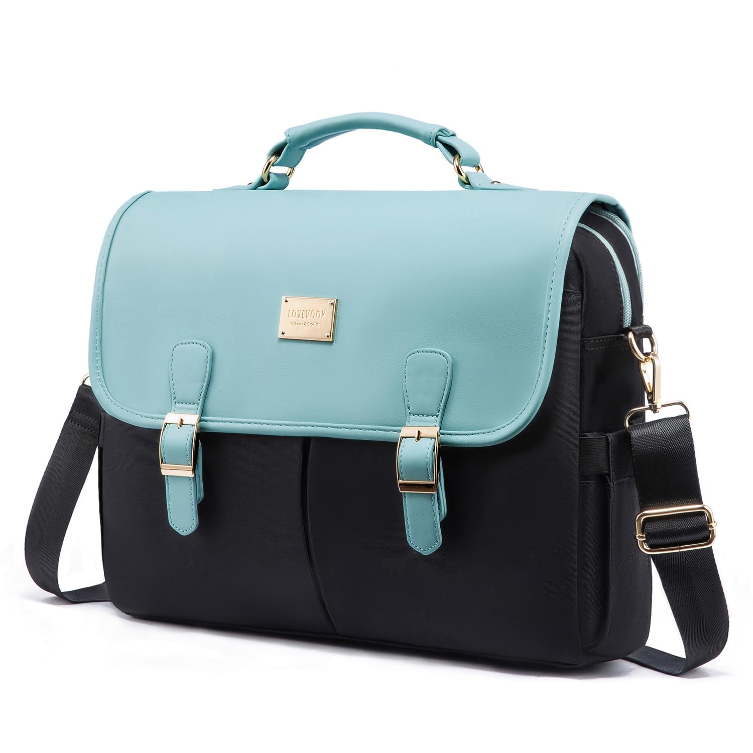 Foto 1 | Funda Para Portátil Lovevook Para Mujer De 15 6 Pulgadas  Color Verde Menta-negro - Venta Internacional.