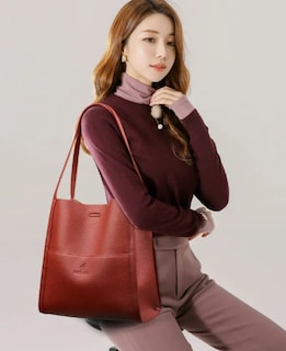 Foto 2 | Elegante Bolso De Hombro Mujer Xtellar En Piel Sintética Estilo Vintage