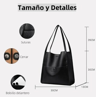 Foto 2 | Elegante Bolso De Hombro Mujer Xtellar En Piel Sintética Estilo Vintage