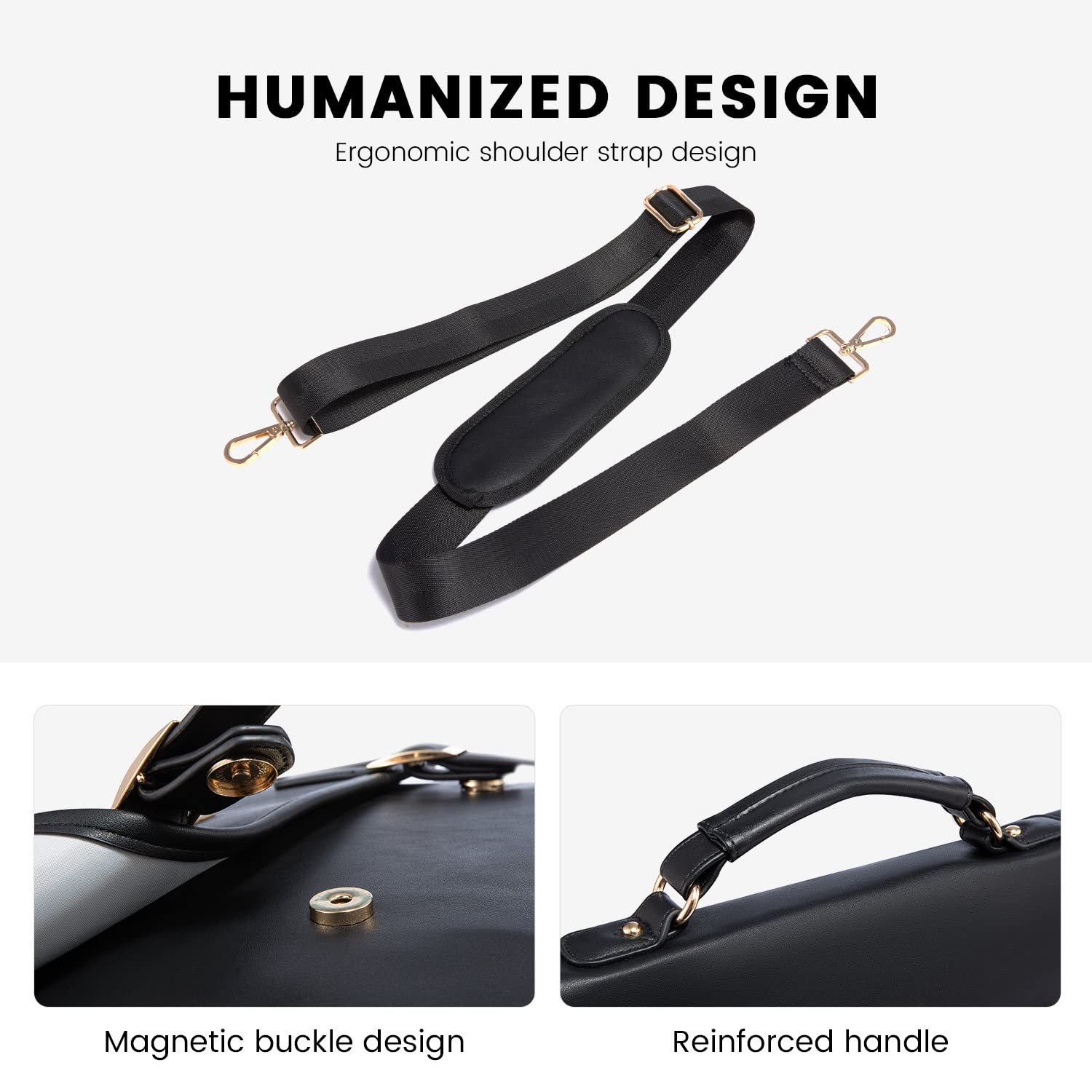 Foto 5 pulgar | Bolsa De Ordenador Lovevook Para Ordenador Portátil Para Mujer De 15 6 Pulgadas  Color Negro - Venta Internacional.