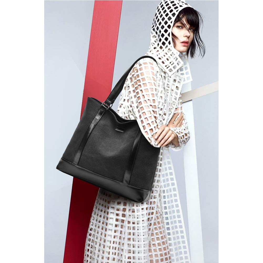 Foto 2 | Bolsa Para Portátil Barsine Teacher Canvas Tote 15.6 - Venta Internacional.