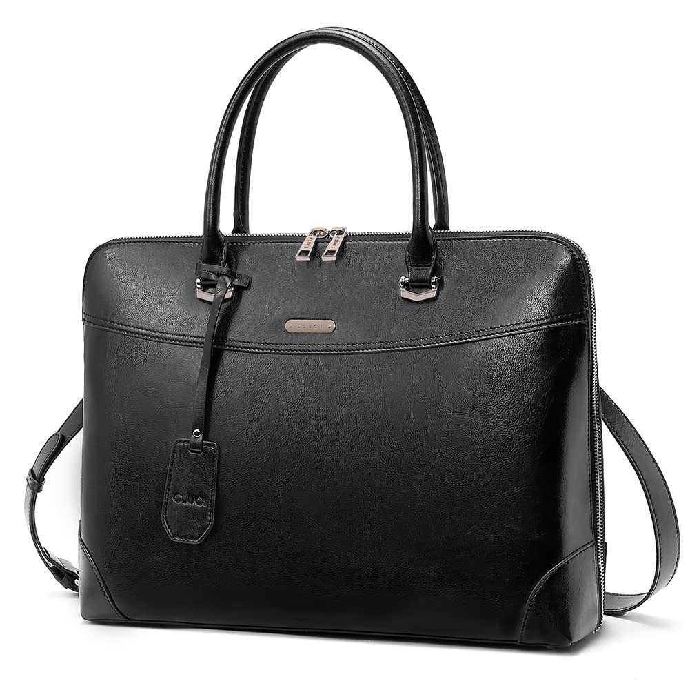 Foto 1 | Bolsa Para Portátil Cluci De Piel Para Mujer De 15.6 Pulgadas Con Gran Capacidad - Venta Internacional.