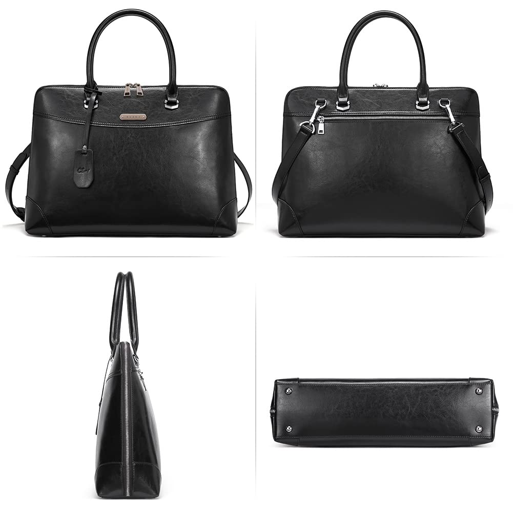Foto 8 pulgar | Bolsa Para Portátil Cluci De Piel Para Mujer De 15.6 Pulgadas Con Gran Capacidad - Venta Internacional.
