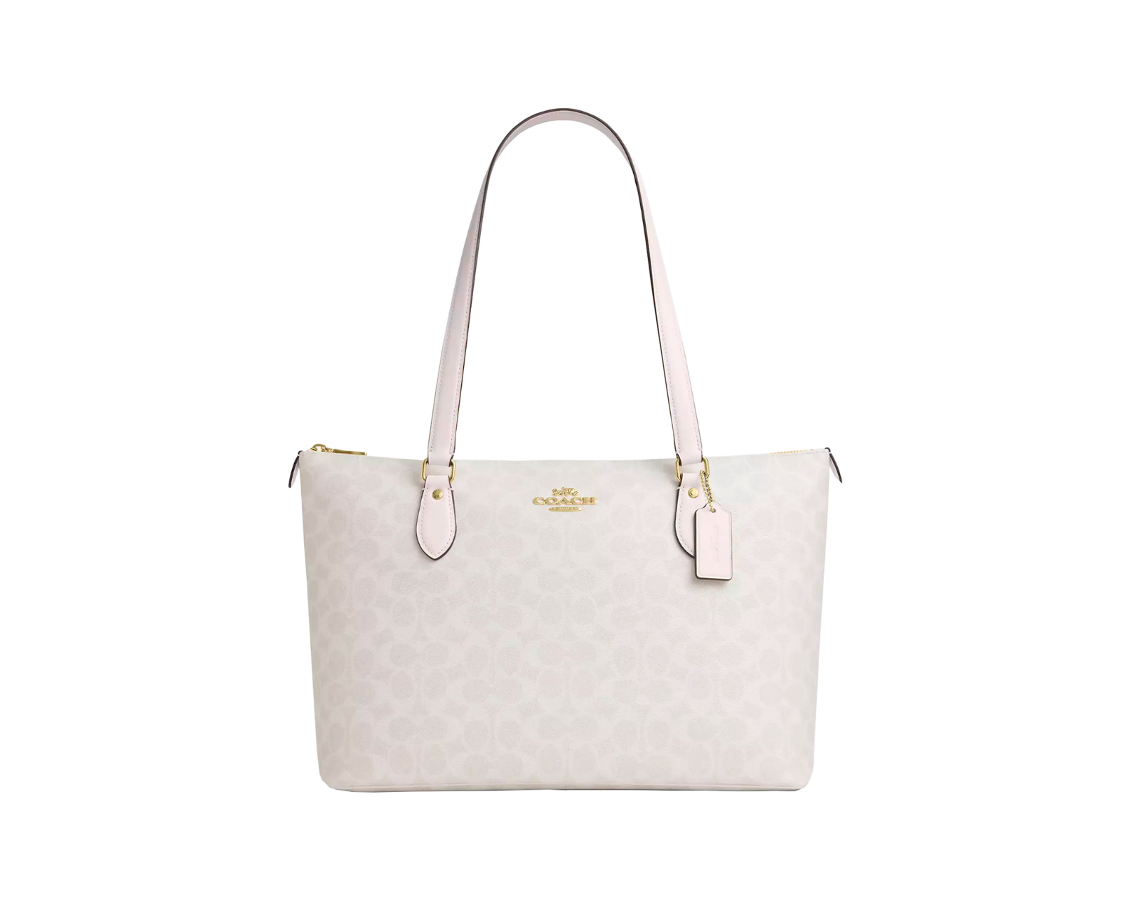 Foto 2 pulgar | Bolsa Coach Gallery Tote Signature Canvas Cw381 Color Blanco