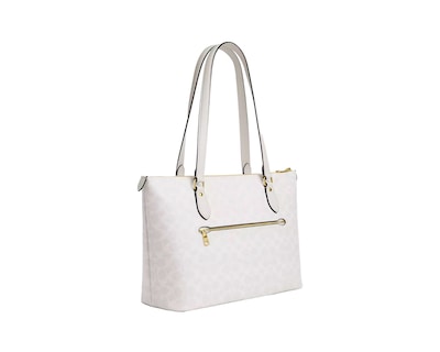 Foto 2 | Bolsa Coach Gallery Tote Signature Canvas Cw381 Color Blanco