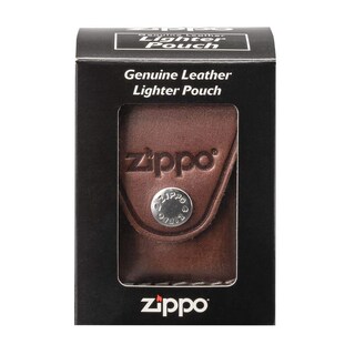 Foto 4 | Funda Más Ligera De Piel Auténtica Zippo Brown Con Clip - Venta Internacional.
