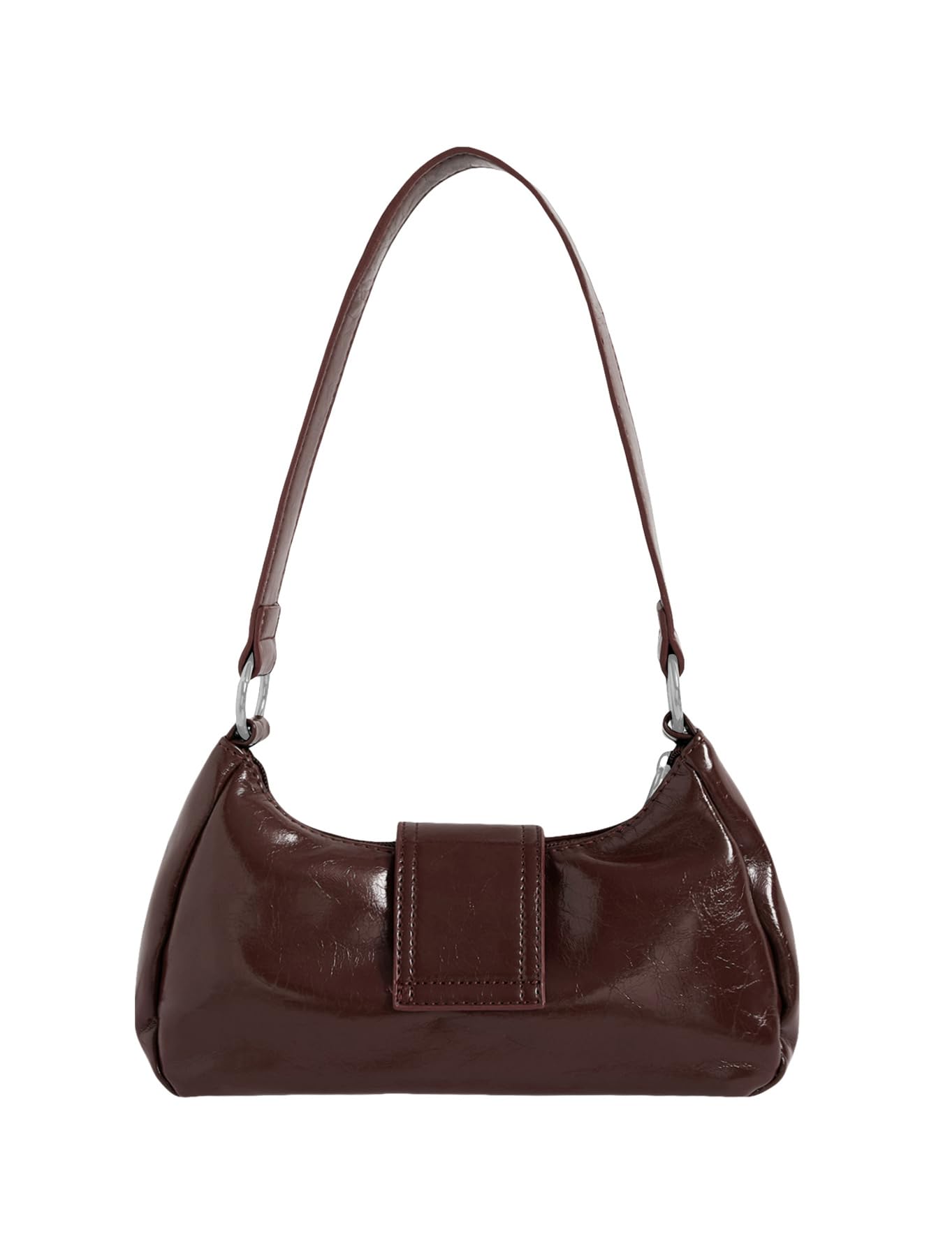 Foto 2 | Bolso Verdusa Y2k Monedero Goth Hebilla Punk Hobo Café Marrón - Venta Internacional.