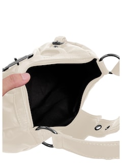 Foto 4 | Bolso De Mano Verdusa Y2k Con Hebilla Gótica Punk Hobo Beige Mujer - Venta Internacional.