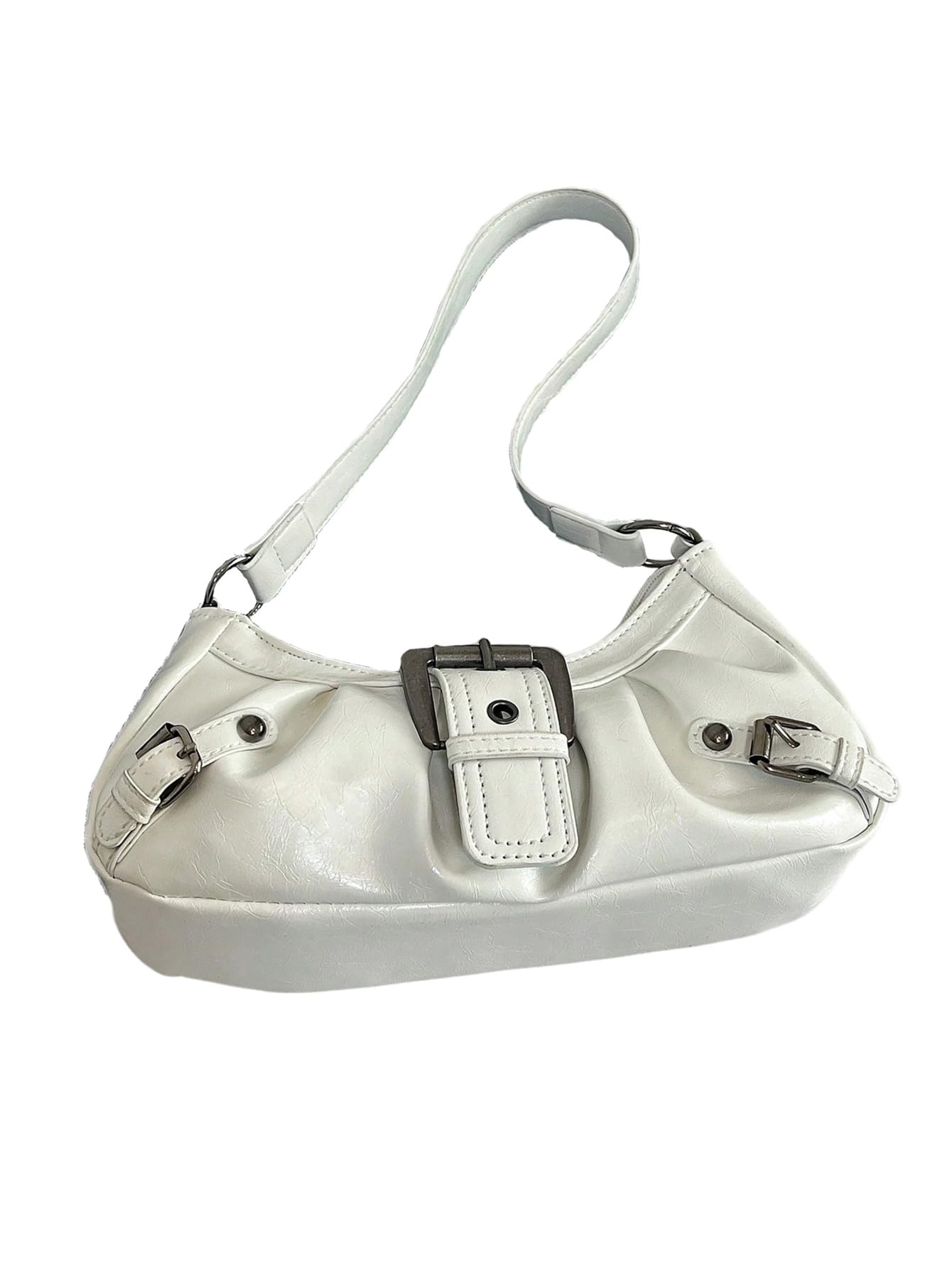 Foto 2 pulgar | Bolso De Hombro Verdusa Y2k Con Hebilla Gótica  Punk  Hobo - Venta Internacional.