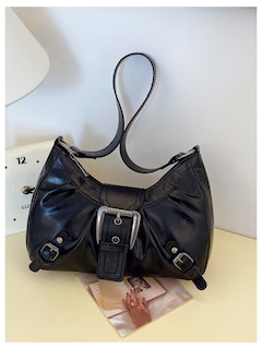 Foto 4 | Bolso De Hombro Verdusa Y2k Con Hebilla Gótica Punk Hobo - Venta Internacional.