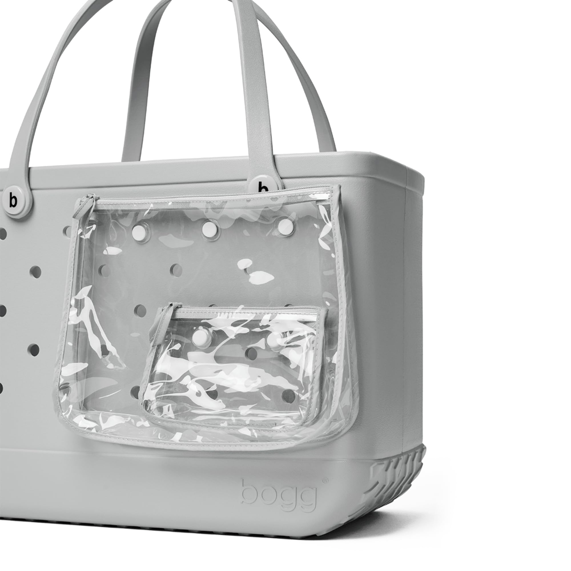 Foto 5 | Bolsa Bogg Bag Original  Grande  De Eva  Multiusos  Gris - Venta Internacional.