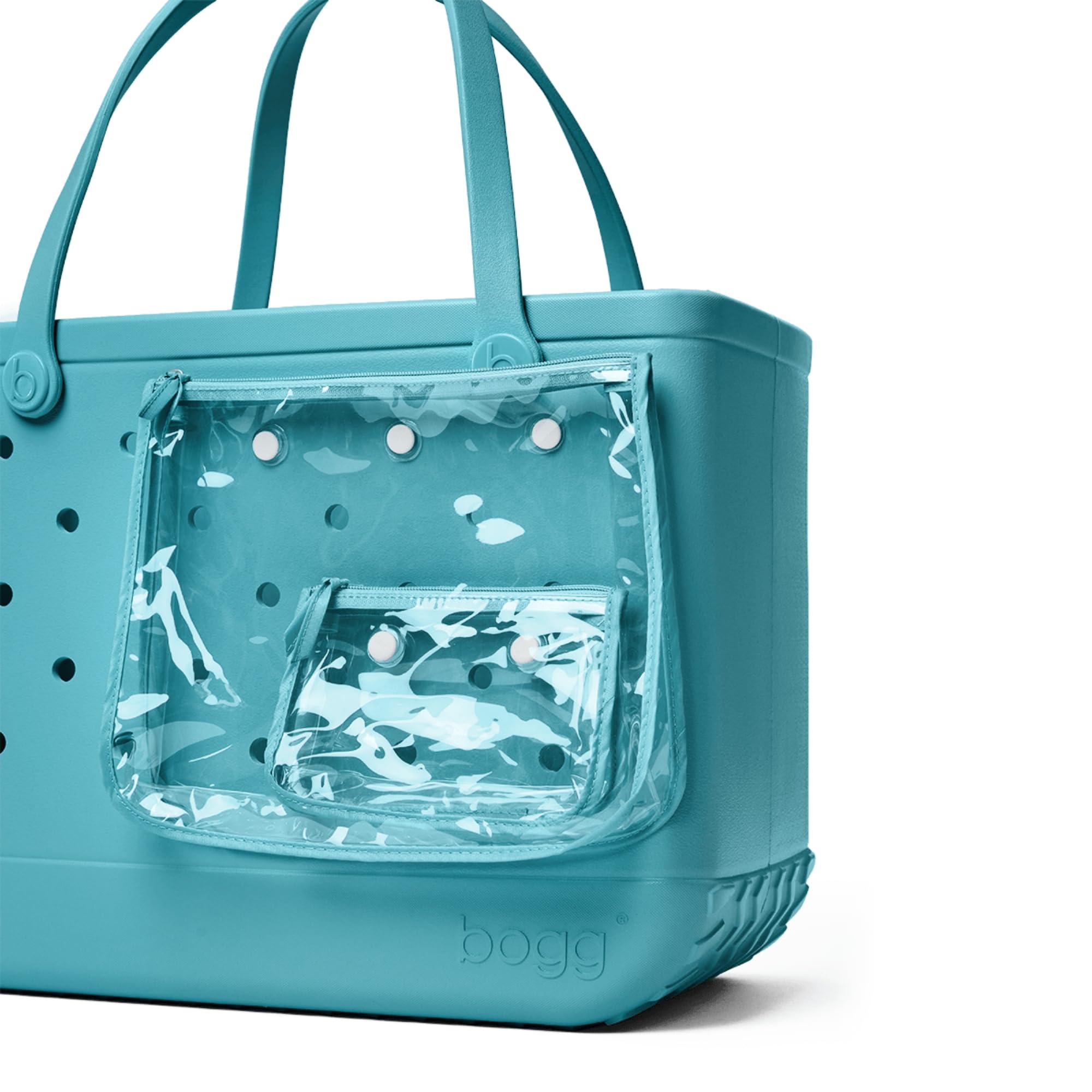 Foto 5 | Bolsa De Mano Bogg Bag Original Large Turquesa Y Caicos - Venta Internacional.