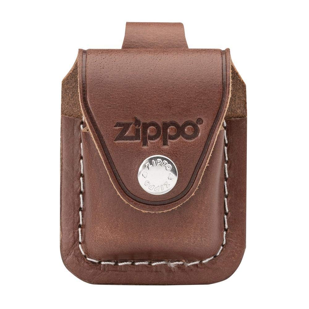 Foto 1 | Funda Más Ligera Zippo De Piel Auténtica  Color Marrón - Venta Internacional.