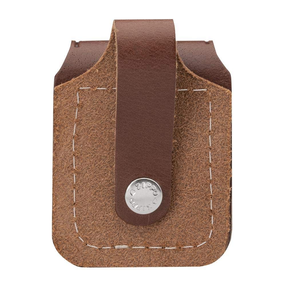 Foto 3 | Funda Más Ligera Zippo De Piel Auténtica  Color Marrón - Venta Internacional.