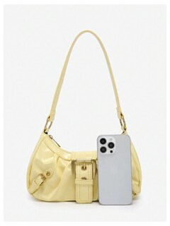 Foto 3 | Bolso De Hombro Verdusa Y2k Con Hebilla Gótica Punk Hobo - Venta Internacional.