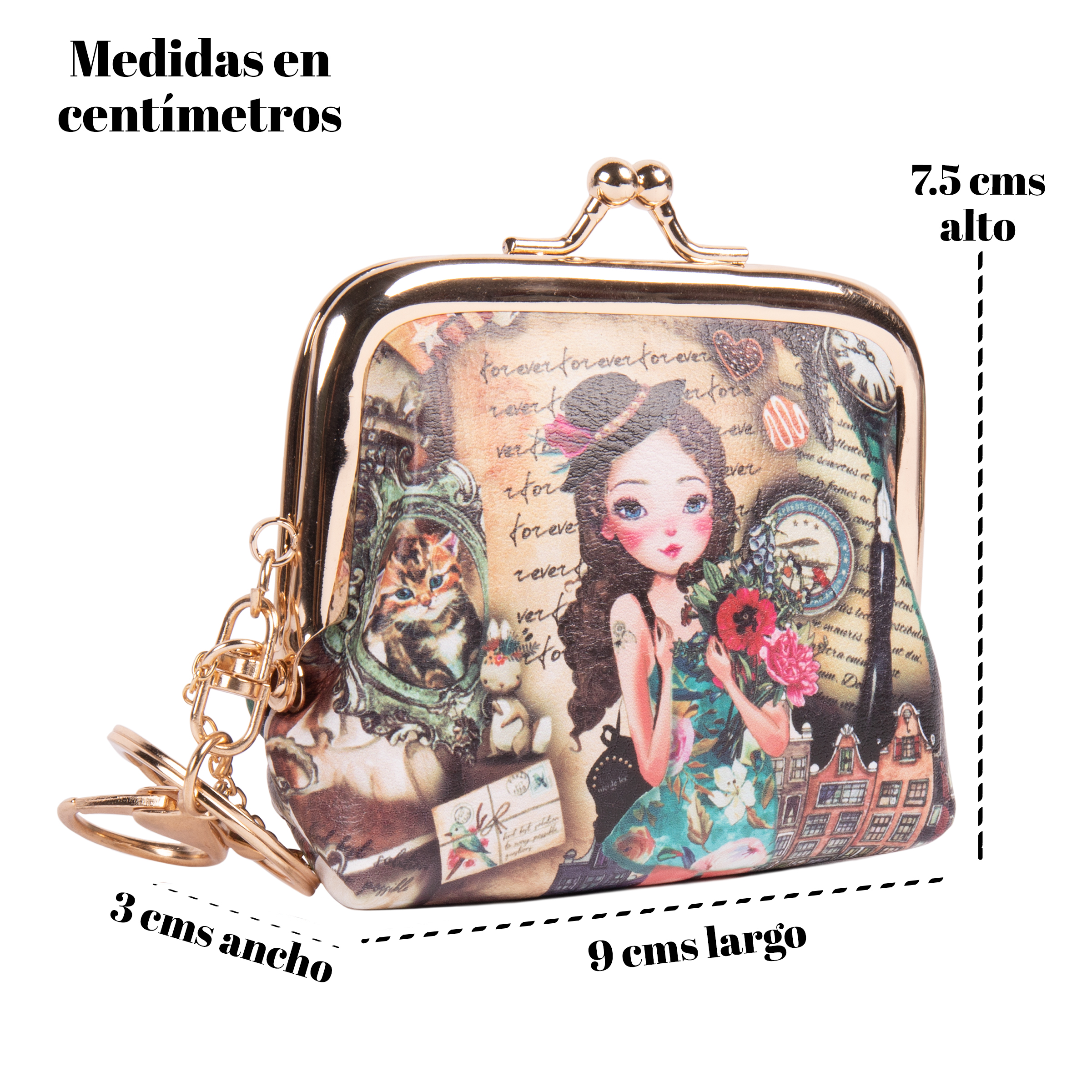 Foto 4 pulgar | Monedero Nicole Lee Exclusivo Ariz Multicolor Emily Travels