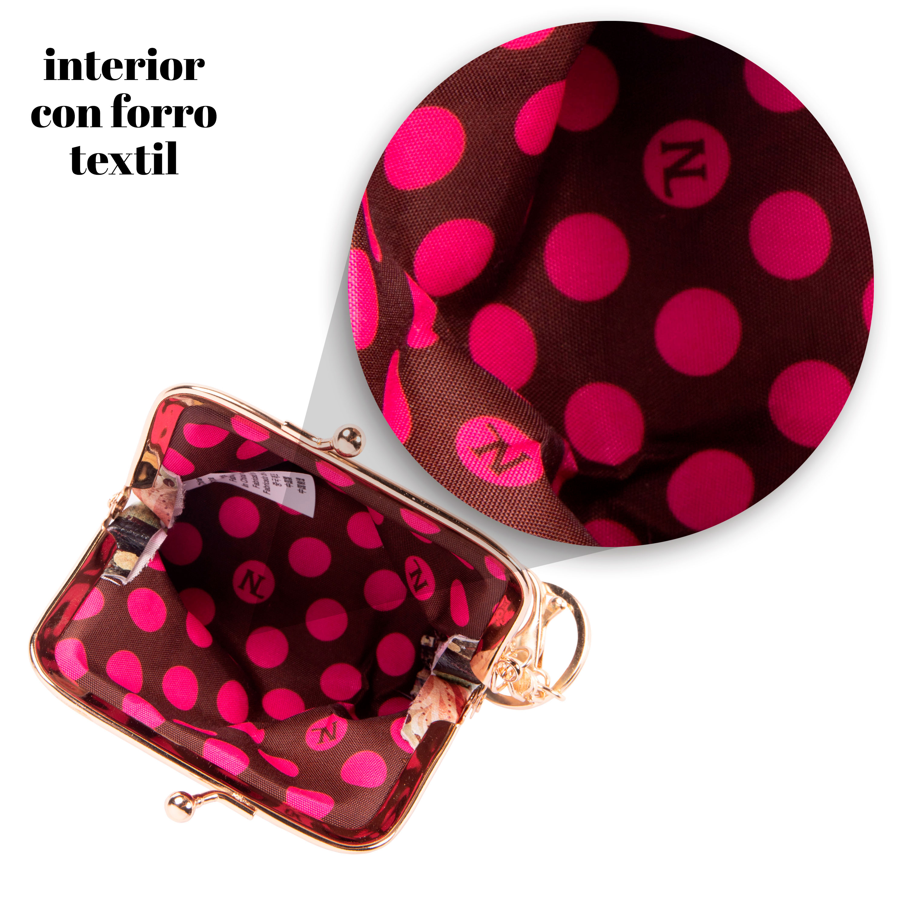 Foto 3 pulgar | Monedero Nicole Lee Exclusivo Ariz Multicolor Estampado Exclusivo Trío