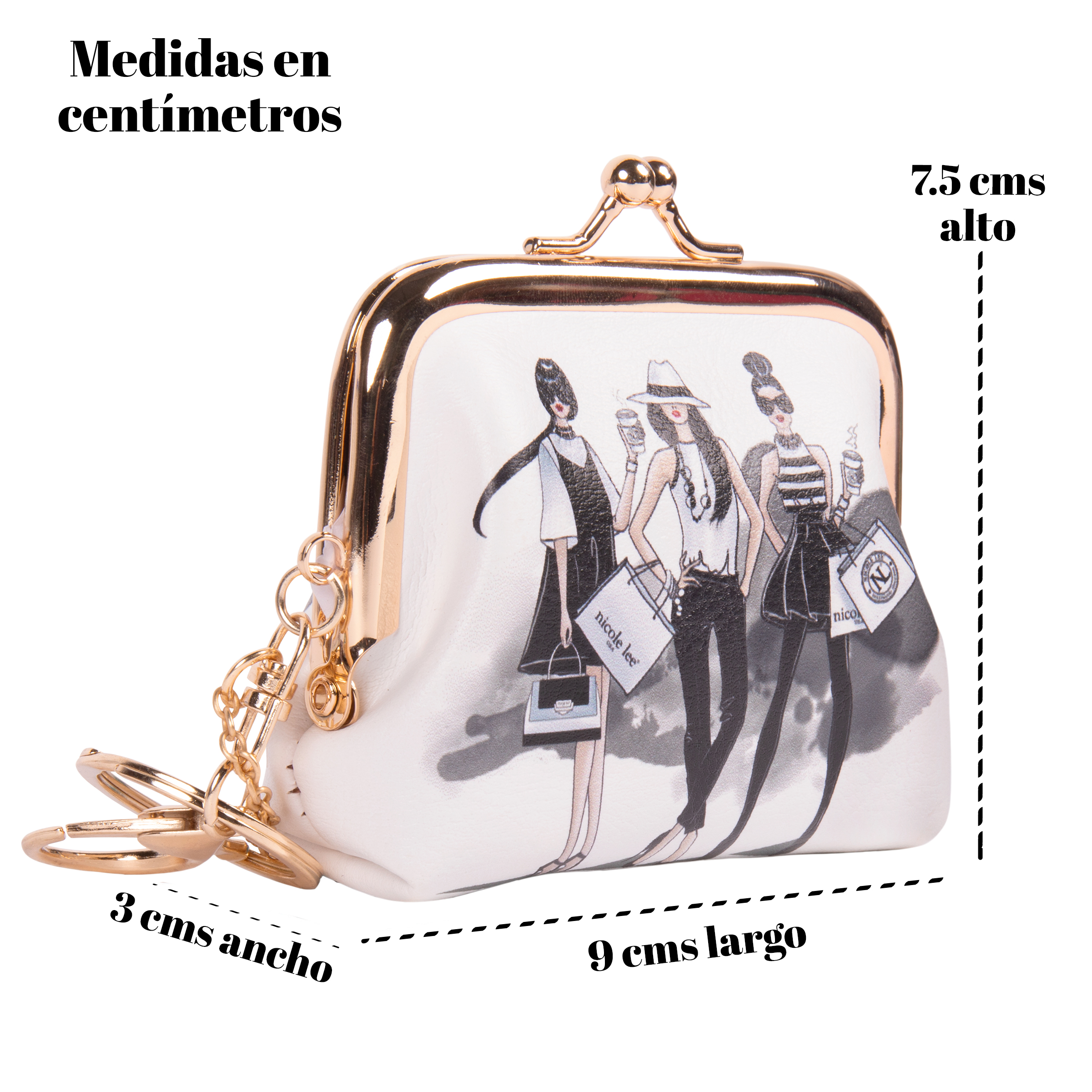 Foto 4 pulgar | Monedero Nicole Lee Exclusivo Ariz Multicolor Estampado Exclusivo Trío