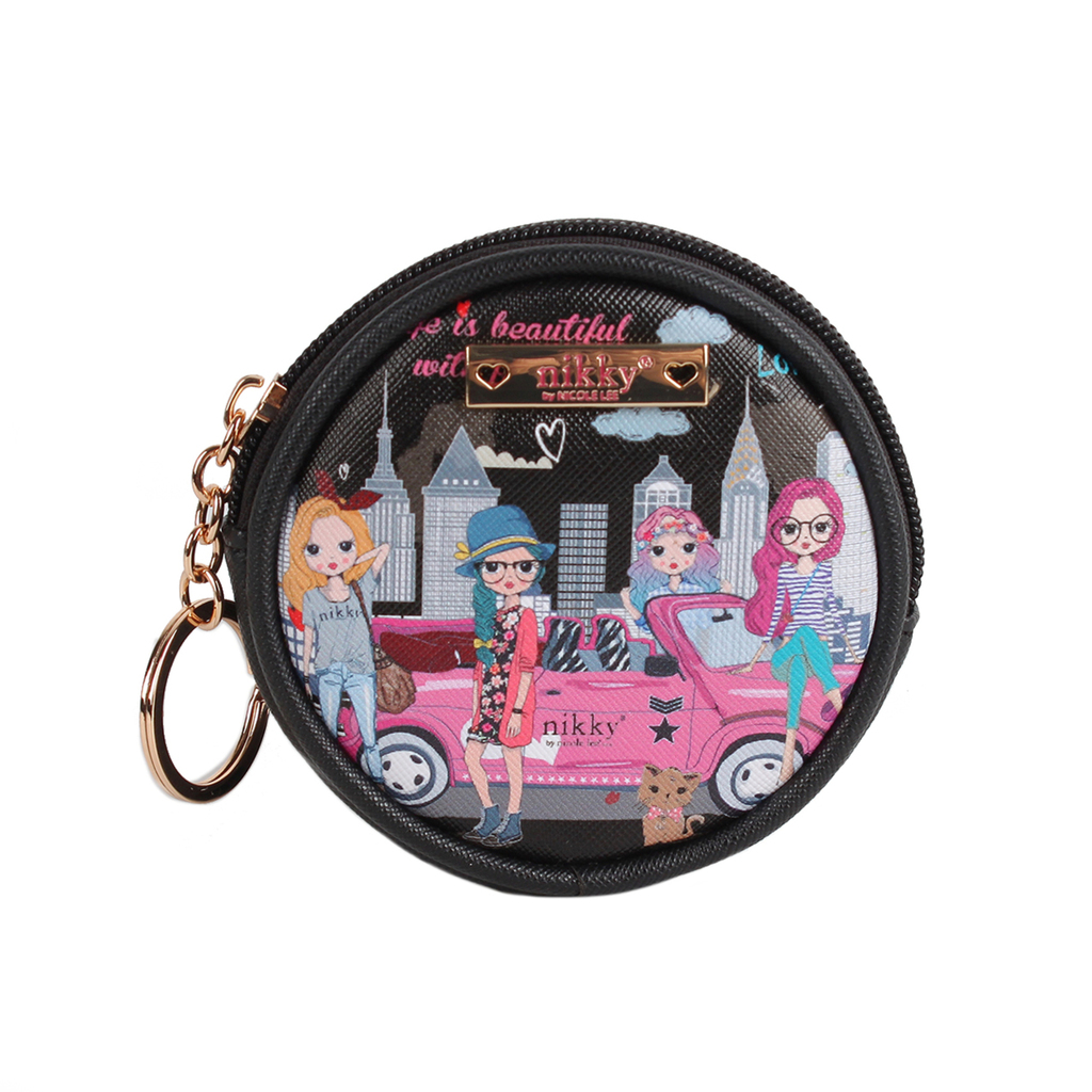Monedero Redondo Nicole Lee Estrella Multicolor Nikky Friends