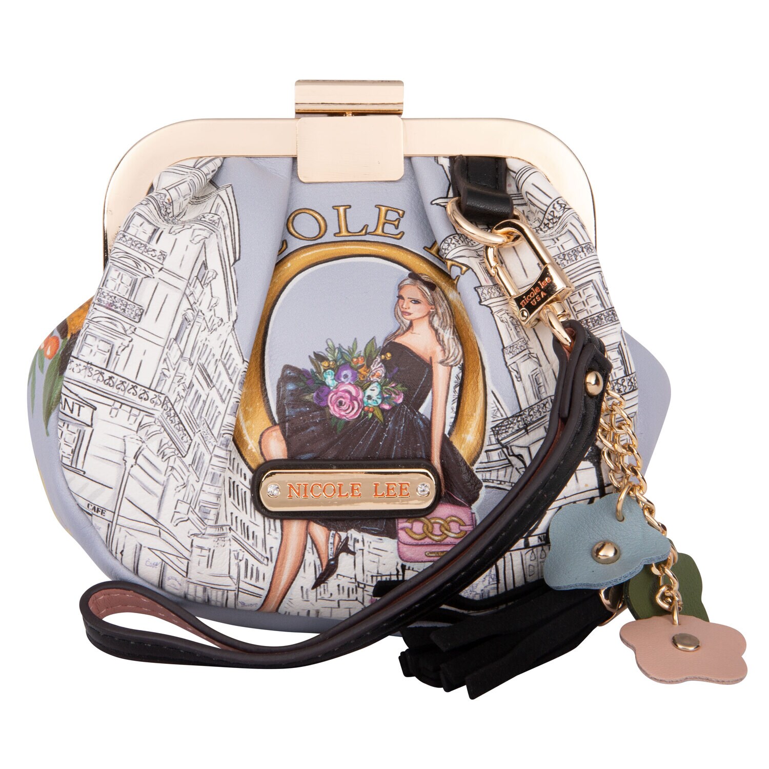 Monedero Nicole Lee Ameri con Correa Dreaming The City $524
