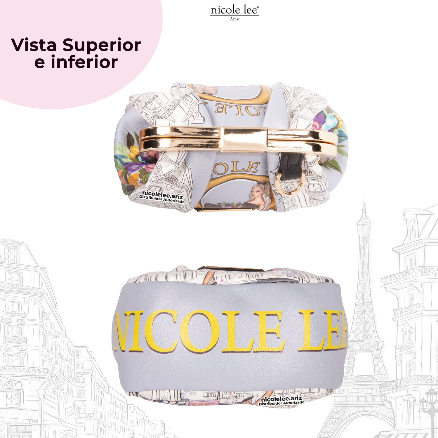 Foto 5 | Monedero Nicole Lee Ameri con Correa Dreaming The City