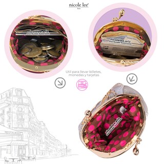 Foto 3 | Mini Monedero Nicole Lee Amora Dreaming The City