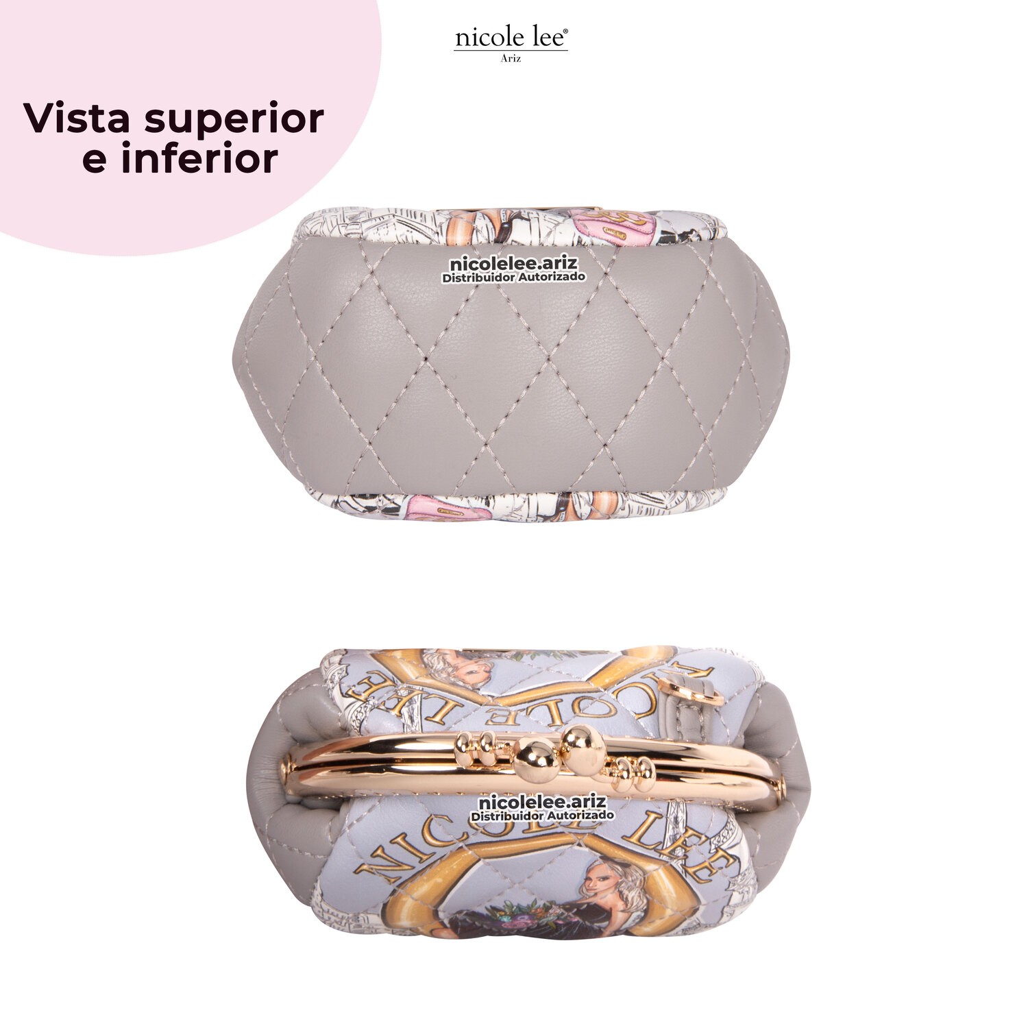 Foto 6 pulgar | Mini Monedero Nicole Lee Amora Dreaming The City