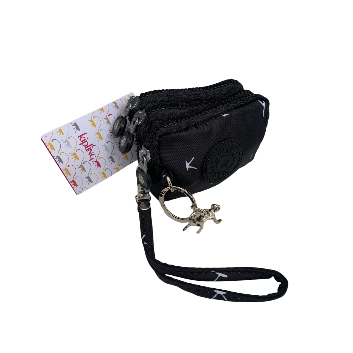 Foto 2 pulgar | Monedero Kipling Keep Money WALKIPBLK color Negro de 3 Cierres