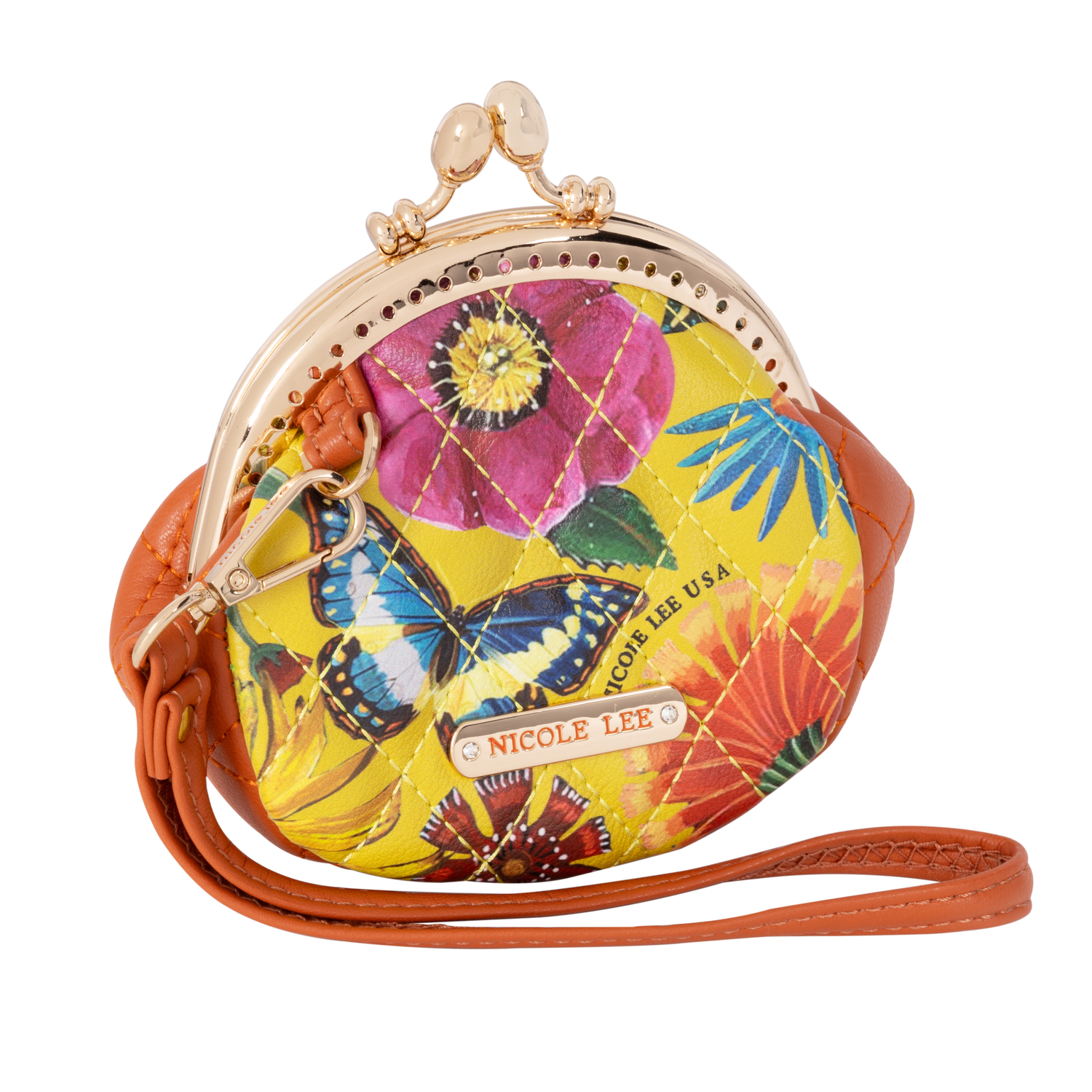 Minimonedero Nicole Lee Amora Multicolor Butter-flower Mustard