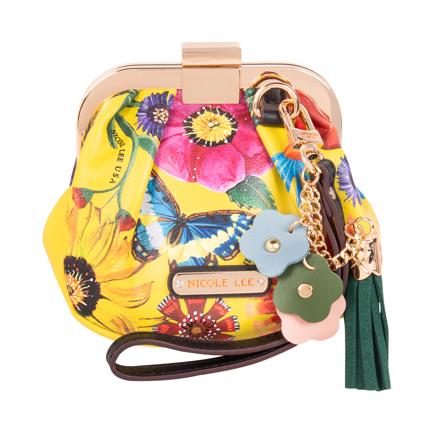 Monedero Ameri Marca Nicole Lee con Correa Butter-flower Mustard