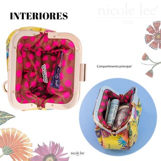 Foto 3 | Monedero Ameri Marca Nicole Lee con Correa Butter-flower Mustard